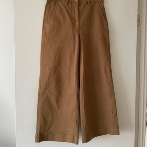 Everlane Wide-Leg Crop Pant Ochre Size 2